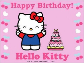 Hello Kitty BirtHDay Wallpaper HD Gallery