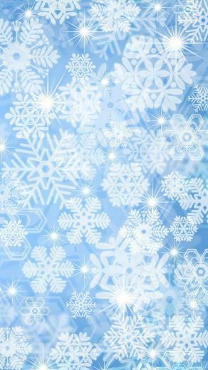 Snow Stars iPhone Plus Wallpaper HD