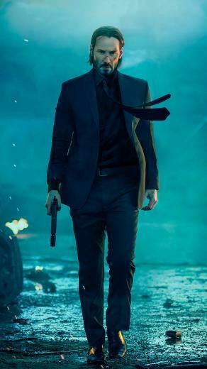 John Wick Phone Wallpaper Keanu Reeves