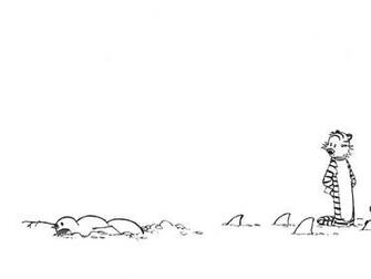 Calvin And Hobbes Snowman Wallpaper