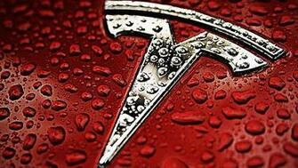 Red Tesla Car iPhone HD Wallpaper 1080p Desktop Mac
