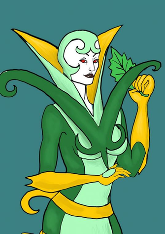 Serperior Gijinka By Lupa Femina