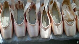 Healing Ministry Ballet Pointe Shoes Line Them Up Wallpaper