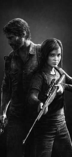 The Last Of Us Black And White Picture iPhone Pro Xs