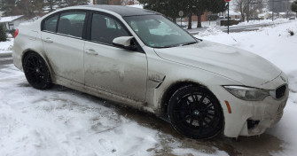 F80 M3 In The Snow Wallpaper