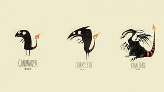 Pokemon Charmander Charmeleon Charizard Drawing Wallpaper