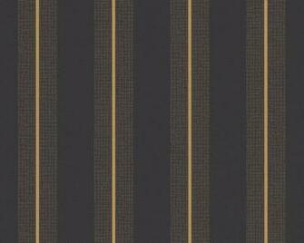 Gold Stripes And Black Striped Wallpaper