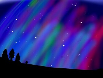 Northern Lights Background By Kairixox