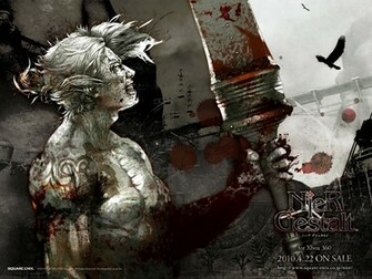 Aquamarine Nier Replicant Gestalt Renders And Official Wallpaper