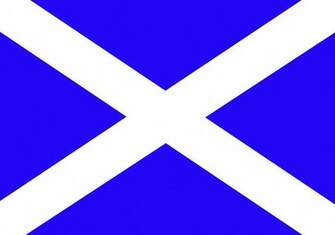 Scottish Flag Is A Piece Of Digital Artwork By Christopher Rowlands