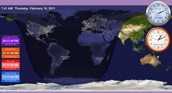Screenshot Crave World Clock Clocks Alarms Desktop