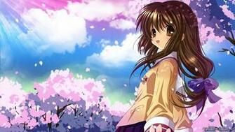 Cherry Blossoms Nad Ibuki Fuuko HD Wallpaper