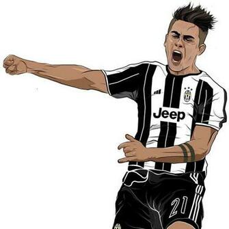 Paulo Dybala Cartoon Id Es D Image La Joueur
