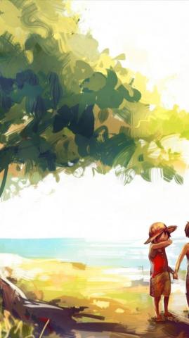 One Piece iPhone Wallpaper Top
