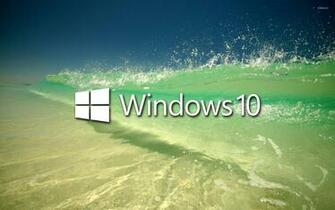 Windows On A Clear Wave Wallpaper Computer