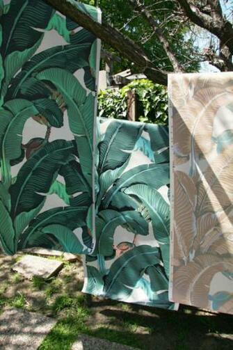 Martinique Banana Leaf Wallpaper New Colors Available Designer