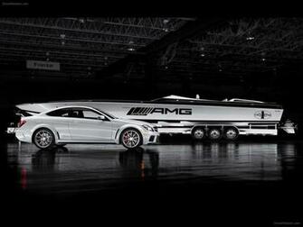 Mercedes Black Series Marauder Cigarette Boat Exotic Car Picture