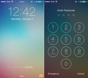 Lock Screen Wall
