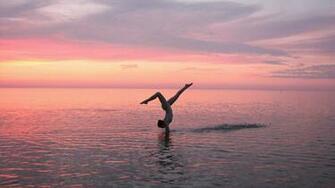 Oakville Gymnastics Club Acrobatic Team Handstand