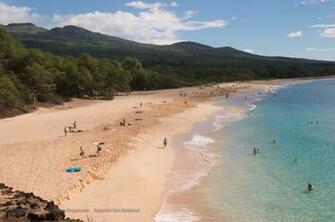 Along Big Beach On The Southeastern End Of Maui Hawaii This