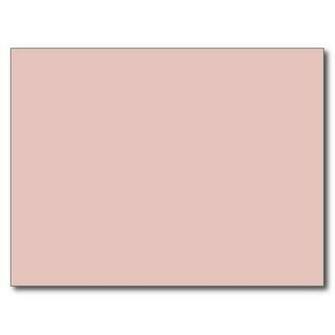 Blush Peachy Light Pink Solid Color Background Postcard
