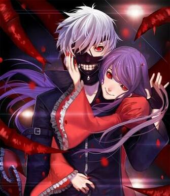 Tokyo Ghoul Kaneki Ken Kamishiro Rize Wallpaper Tsundora