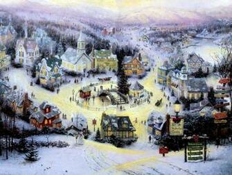 Christmas Wallpaper Scene