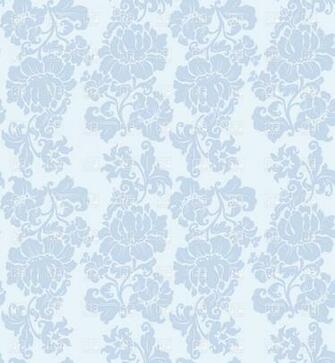 Floral Blue Seamless Victorian Wallpaper Background Textures