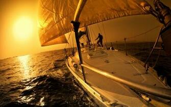 Sailing Wallpaper Sunset HD