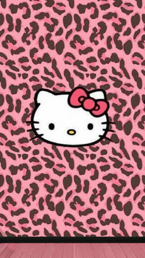 Pink Brown Leopard Wallpaper