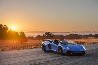 Lamborghini Aventador Blue Wallpaper