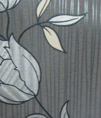 Black And Beige Wallpaper Grasscloth