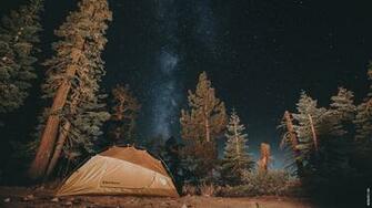 Campsite Wallpaper Top Background