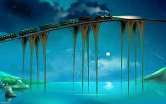 Amazing Train Journey Wallpaper