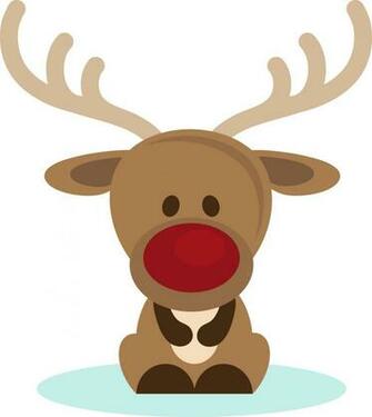 Cute Christmas Reindeer Clip Art Related Pictures
