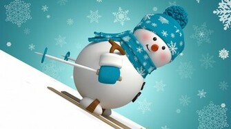 Snowman Wallpaper Desktop Computer HD Cool
