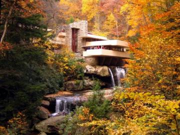 Falling Water Wallpaper Photo Background Image