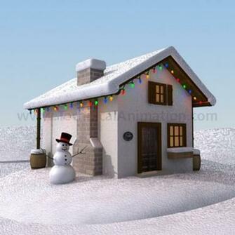 Christmas Wallpaper S 3d Cottage