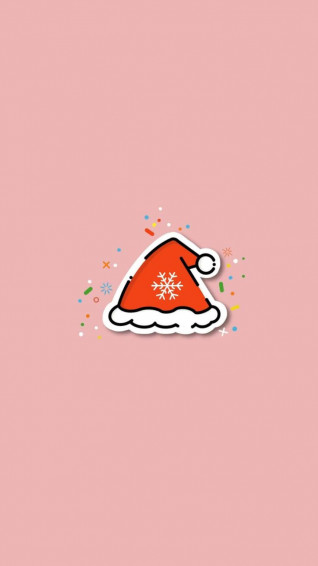 Aesthetic Simple Phone Christmas Wallpaper HD