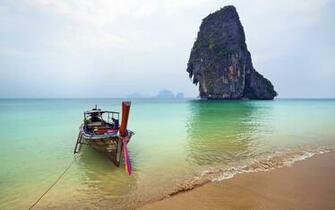 Railay Beach Thailand Desktop Wallpaper Widescreen L4w4g