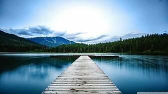 Whistler Coast Mountains Dock 4k HD Desktop Wallpaper For