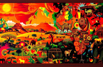 Africa Map Wallpaper