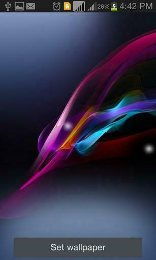 Bigger Xperia Z1 Live Wallpaper For Android Screenshot