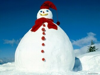 Snowmen Christmas Wallpaper