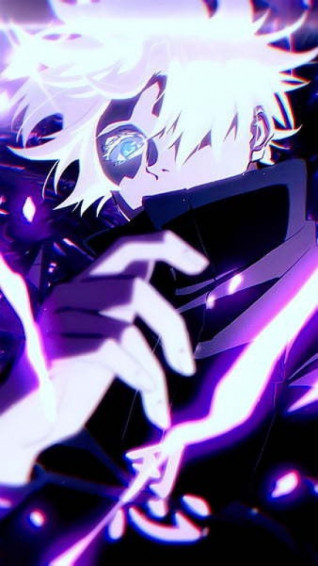 Gojou Satoru Anime Gojo Ice iPhone Jujutsu Kaisen Purple