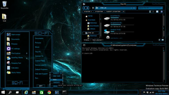 Windows Theme Technical Pre Sci Fi Wallpaper