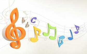 Colorful Music Notes Symbols Pictures HD Wallpaper Lzamgs