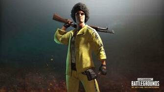 Pubg Player Unknown Battlegrounds Yellow Tracksuit Set UHD 4k