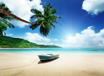 Boat Clear Sky Clouds Sea 5k Wallpaper HD Nature 4k Image