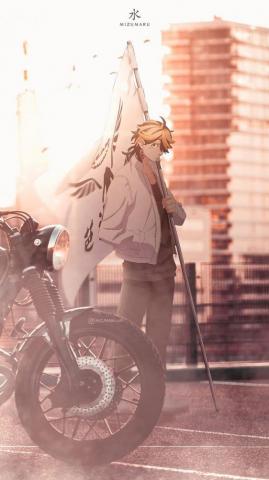 Kazutora Hanemiya Baji Motorcycle Tokyo Revengers Mikey Anime